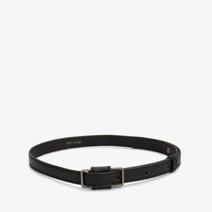 Black Matt & Nat Yoko Skinny Vegan Belt